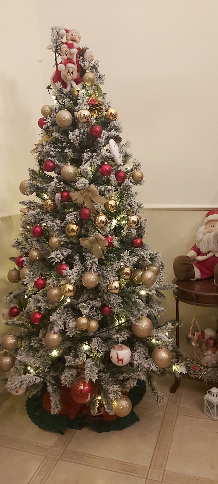 Geschmückter Weihnachtsbaum bei meiner Gastfamilie | © Fanny Donhuijsen