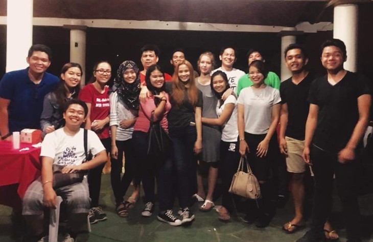 © An meinem Geburtstag mit meinen Freunden vom AFS Chapter Davao City