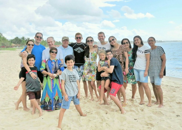 © Familienfoto am Strand