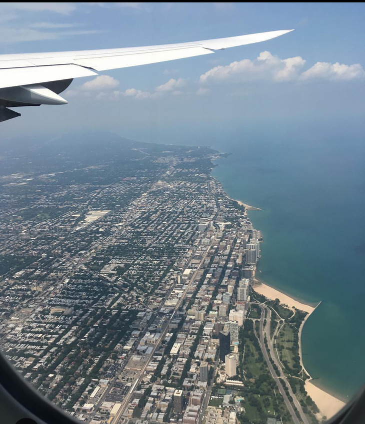 Blick aus dem Flugzeugfenster  | © Hanna Vogel 