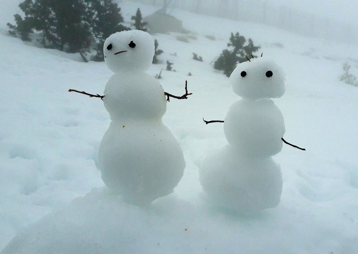 Unsere eigenen Schneemänner | © Jana Vonderlin