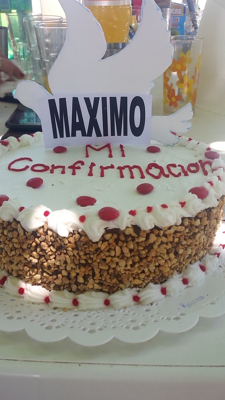Konfirmations-Torte für meinen Gastcousin Maximo | © Maike Issler