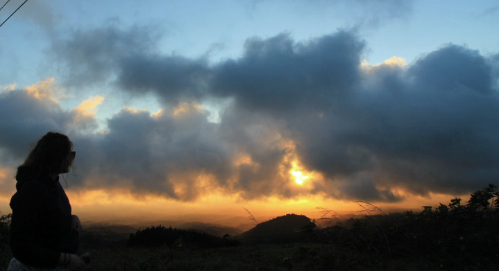 Sonnenuntergang in den Wolken  | © Miriam Weis