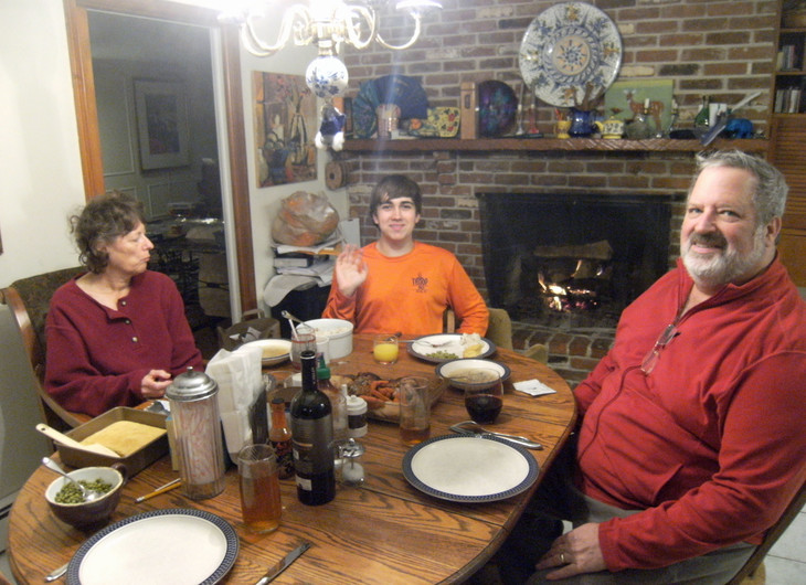Meine Gastfamilie bei unserem Thanksgiving Dinner | © Nam Nguyen