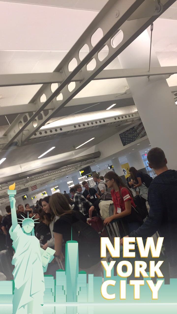 Ankunft am JFK Airport mit vielen AFSern  | © Leandra Ebel