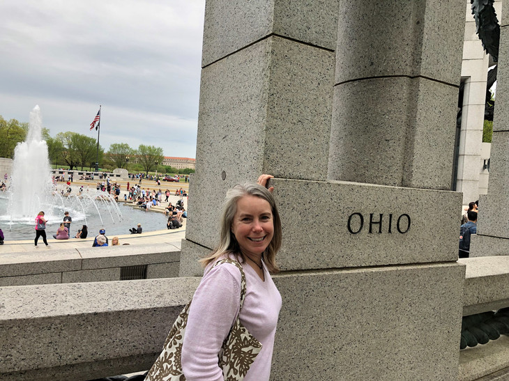 Ohio steht auf einer Säule  | © Leandra Ebel