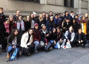 Unsere Austauschschülergruppe in New York | © Leandra Ebel