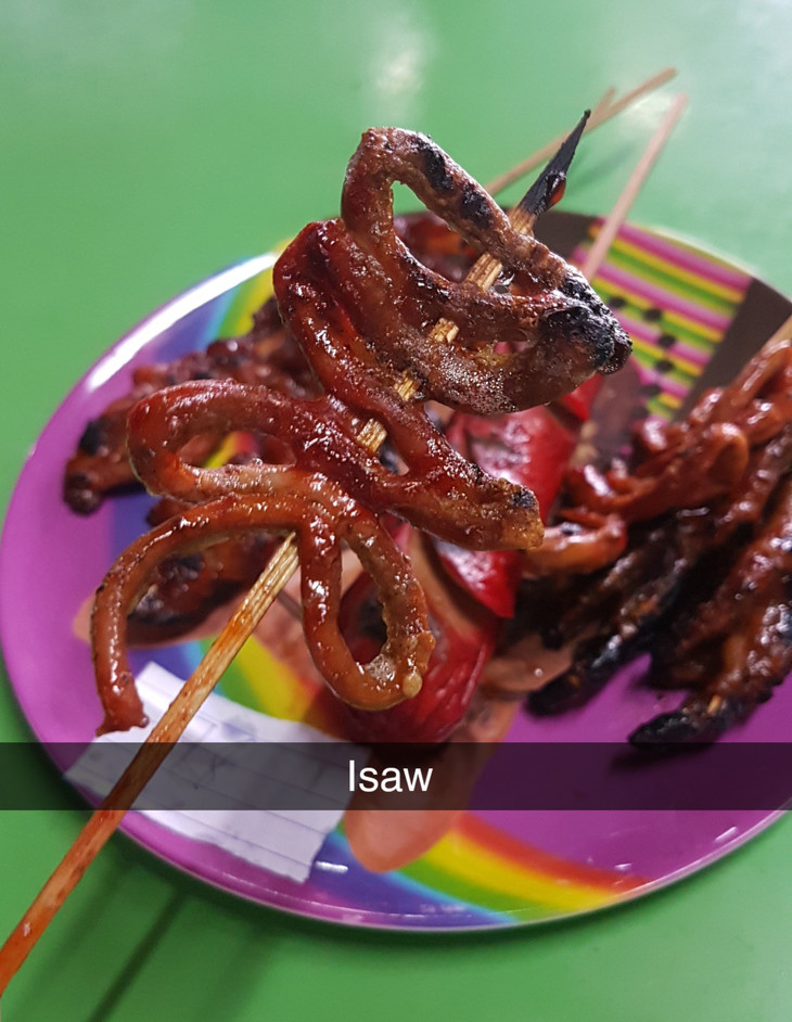 gegrilltes Essen am Spieß | © Ronja Leonhardt