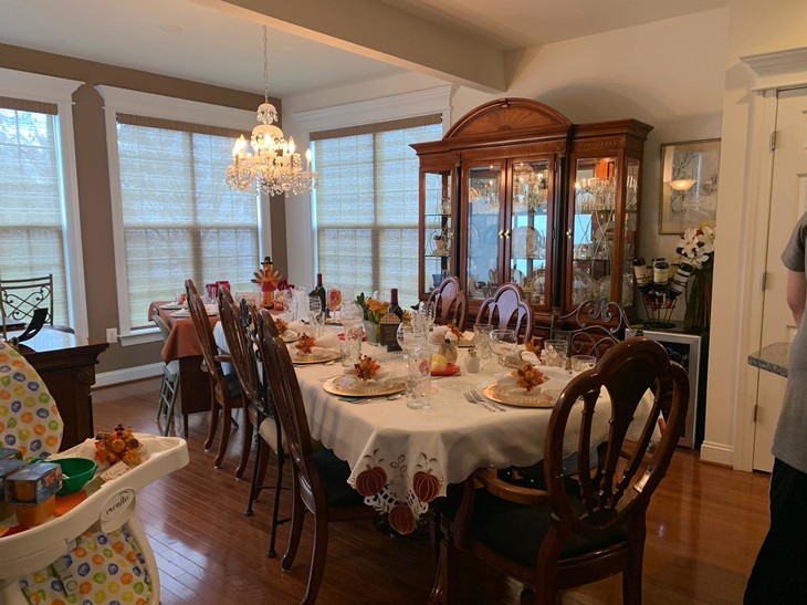 Das ganze Haus war für Thanksgiving geschmückt | © Angela Dittes