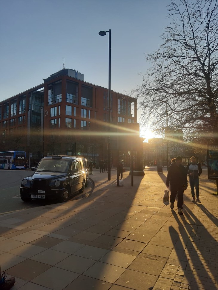 Sonnenuntergang in der Stadt | © Helena Schönmann