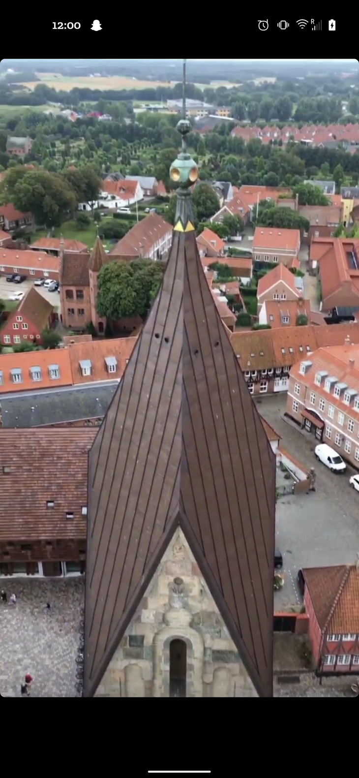 Blick vom Turm in Stadt | © Lena Frohn