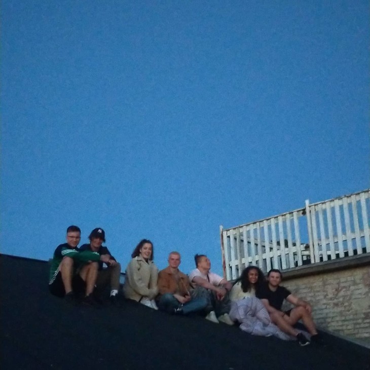 Gruppenbild auf dem Dach | © Lena Frohn
