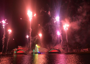 An Silvester gab es ein buntes Feuerwerk | © Anna Mager