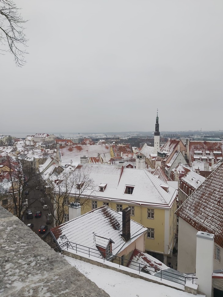 Häuser sind von Schnee bedeckt  | © Sarah Bolz 