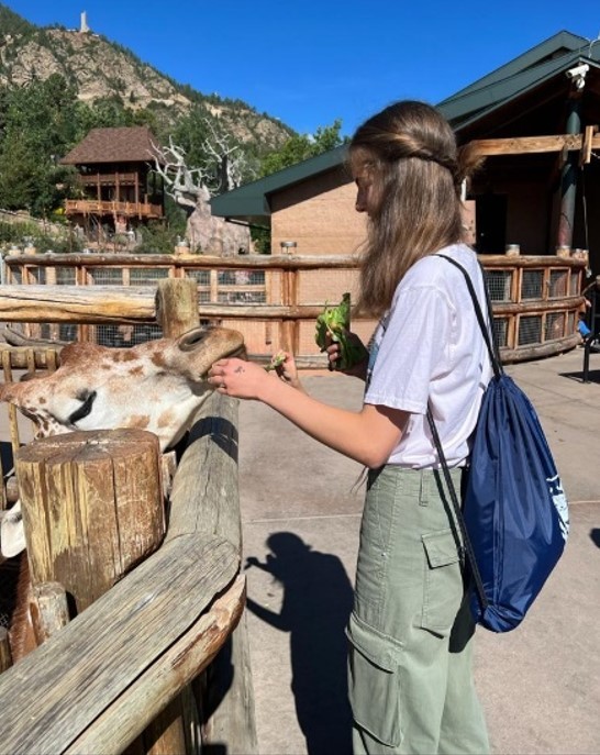 Ich im Zoo von Colorado Springs | © Sophie Götz