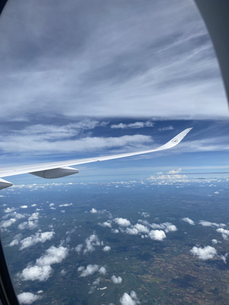 Blick aus dem Flugzeugfenster  | © Ronja Kretner 